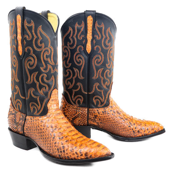 Orange snake boots hotsell