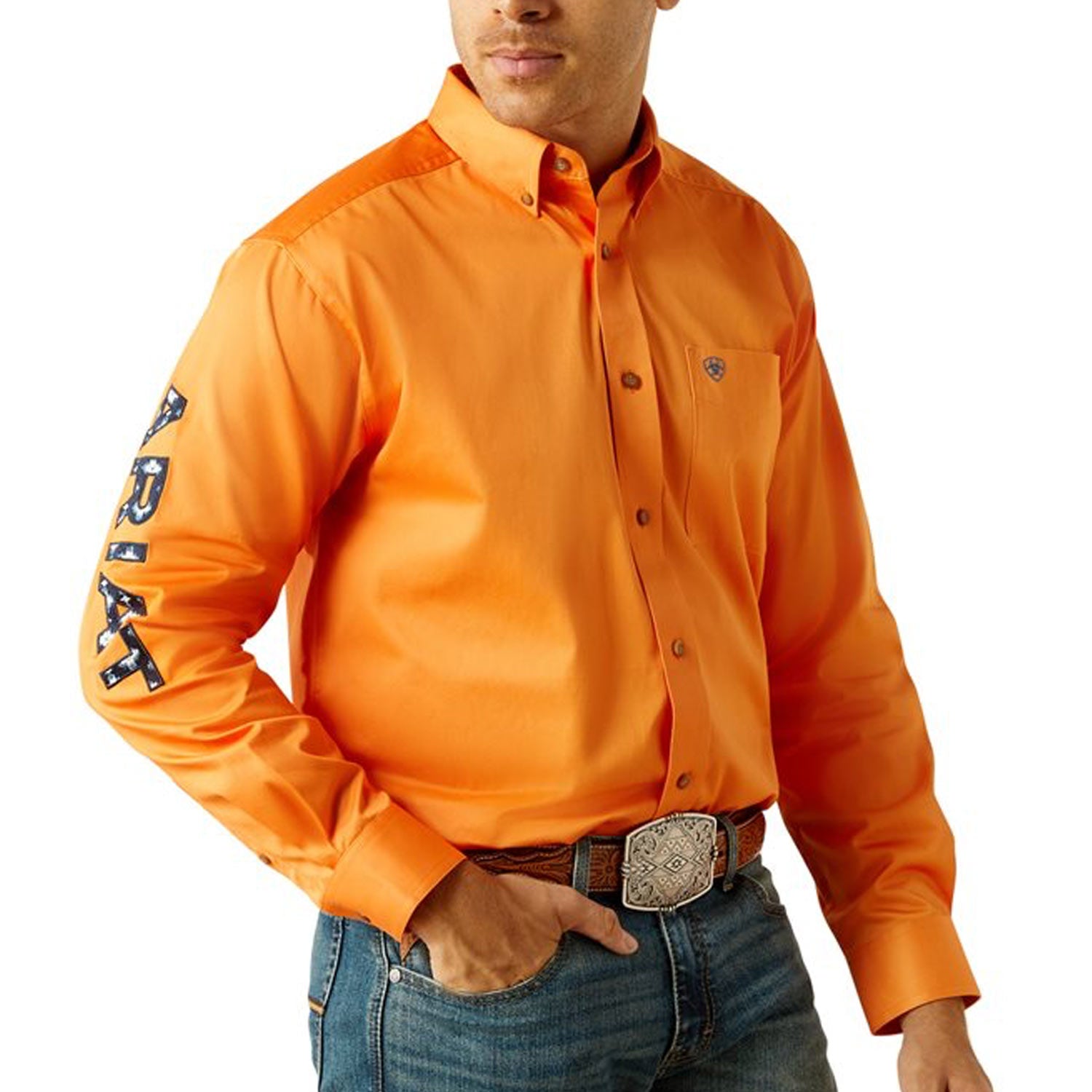 10059134 Orange/Navy – Alcala's Western Wear