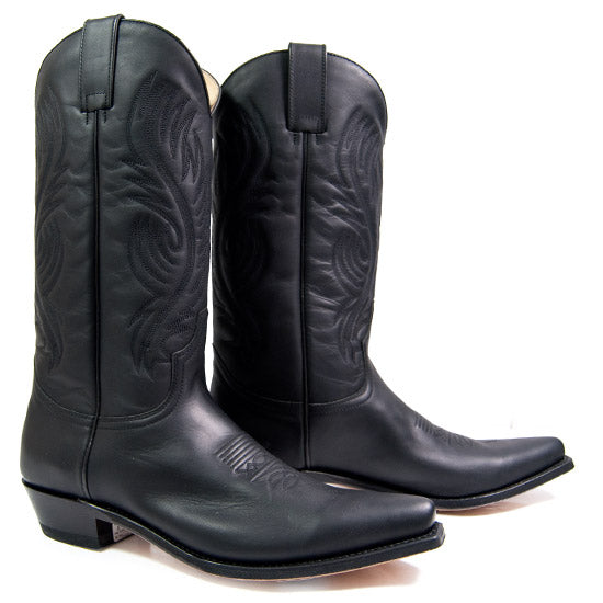 美品 Cinquanta 50 バッファロー レザー ウエスタン ブラック 2605-BLACK-OILED – Alcala's Western Wear
