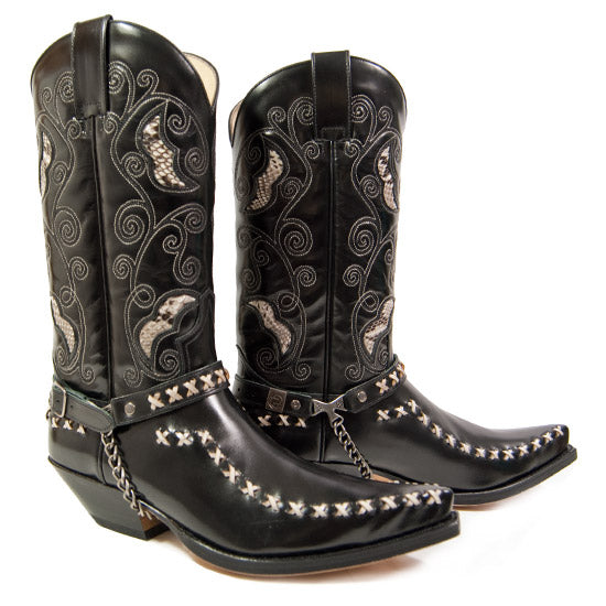 2829-FLORA-NEGRA-PYTH – Alcala's Western Wear 2829-FLORA-NEGRA-PYTH – Alcala's Western Wear