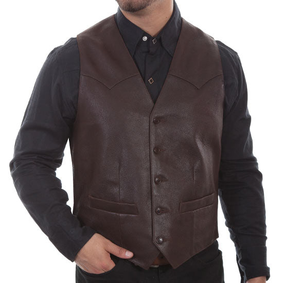 Scully Lambskin Leather Western Vest Scully Lambskin Leather Western Vest