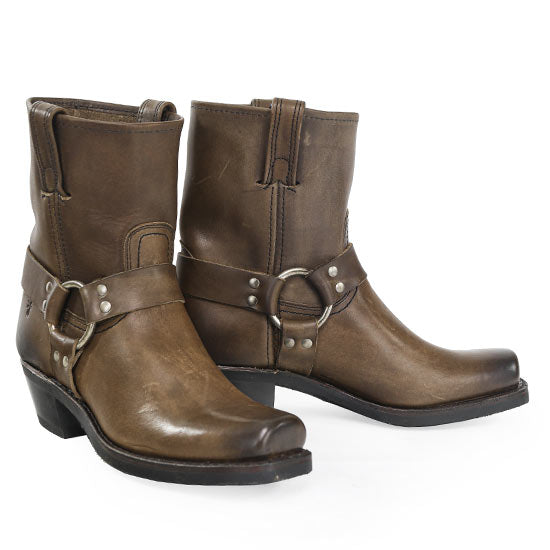 Stivali Frye Donna 8r In Pelle - Modello Cognac, Tacco Cuoio, Suola Resistente All'Olio - Taglia 40 EU