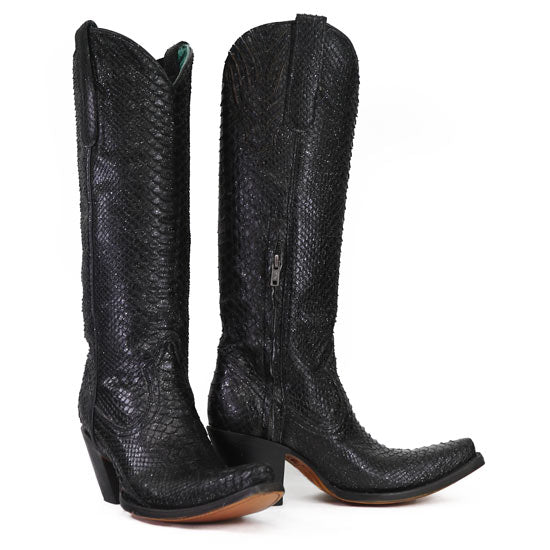 A4446-BLK-PYTHON-GLITTR – Alcala's Western Wear