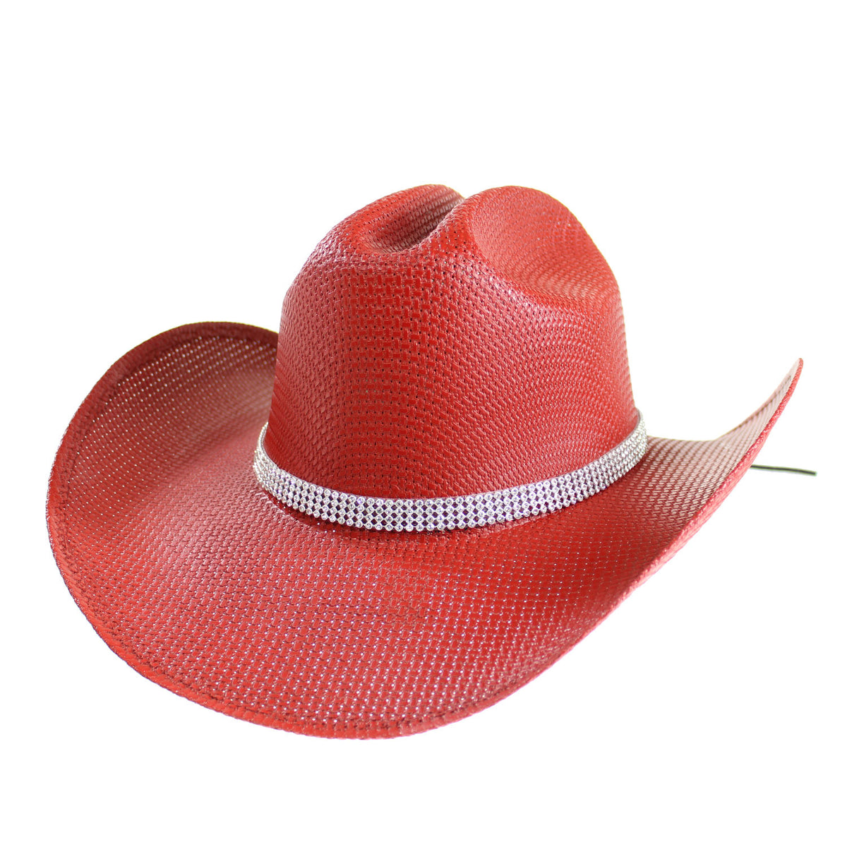 HATS-W-CRYSTALS - RED