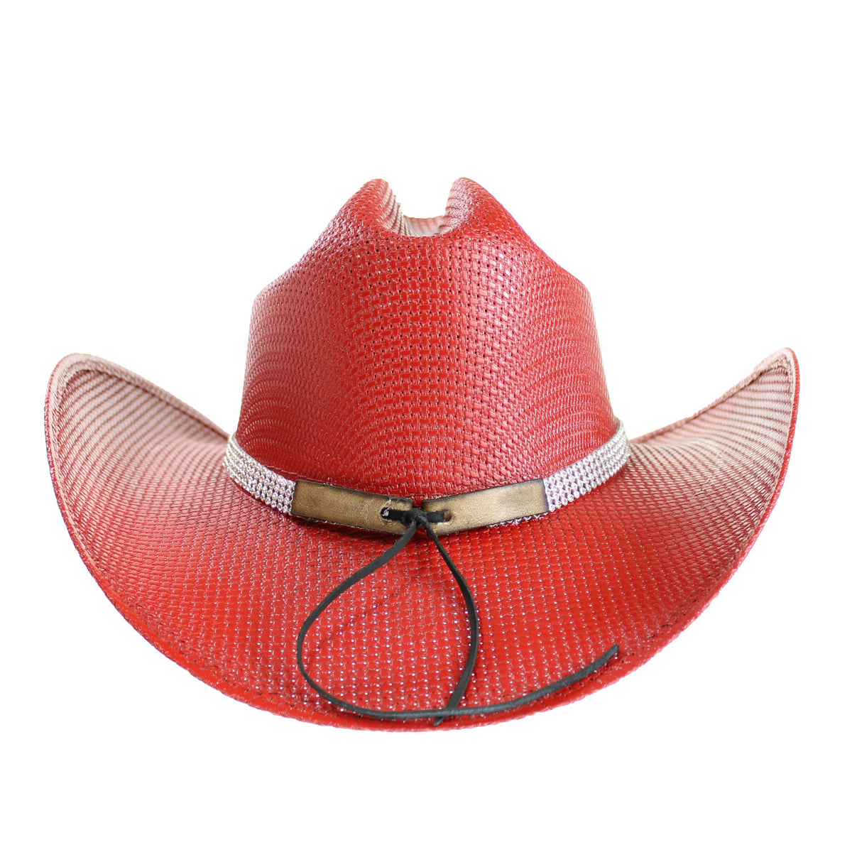 HATS-W-CRYSTALS - RED