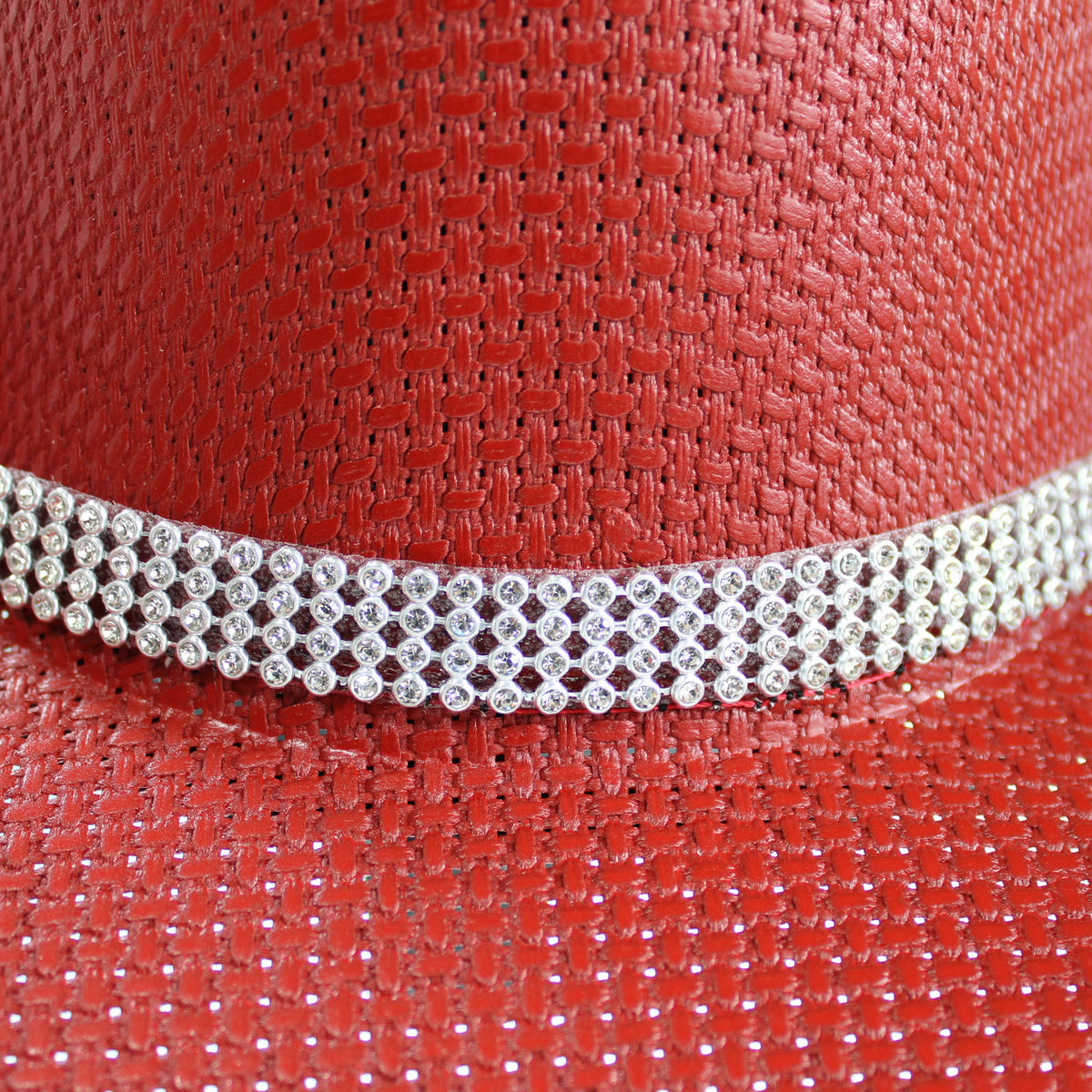 HATS-W-CRYSTALS - RED