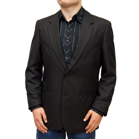P656S-BLACK-SPORT-COAT  Alcala's Western Wear