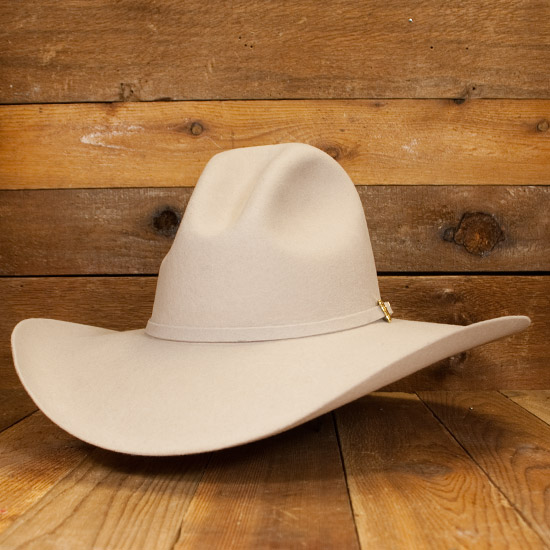 Texas Hat Co.: Alcalas Western Wear 3X Silverbelly GUS felt hat with