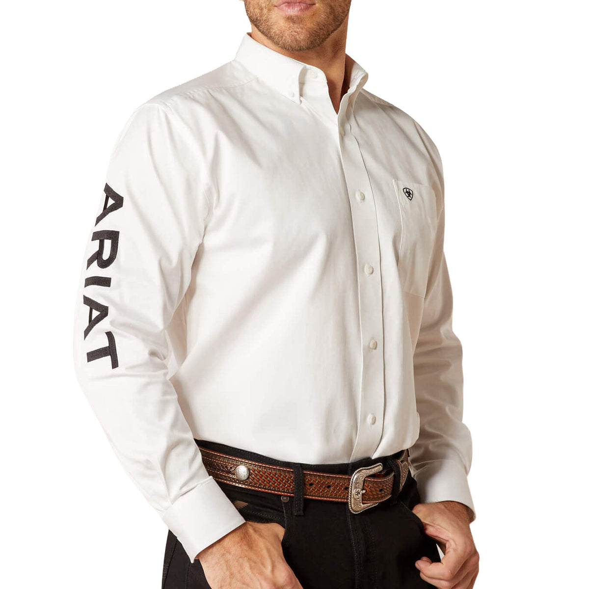 10046825-WHT&BLK-TEAM-LOGO