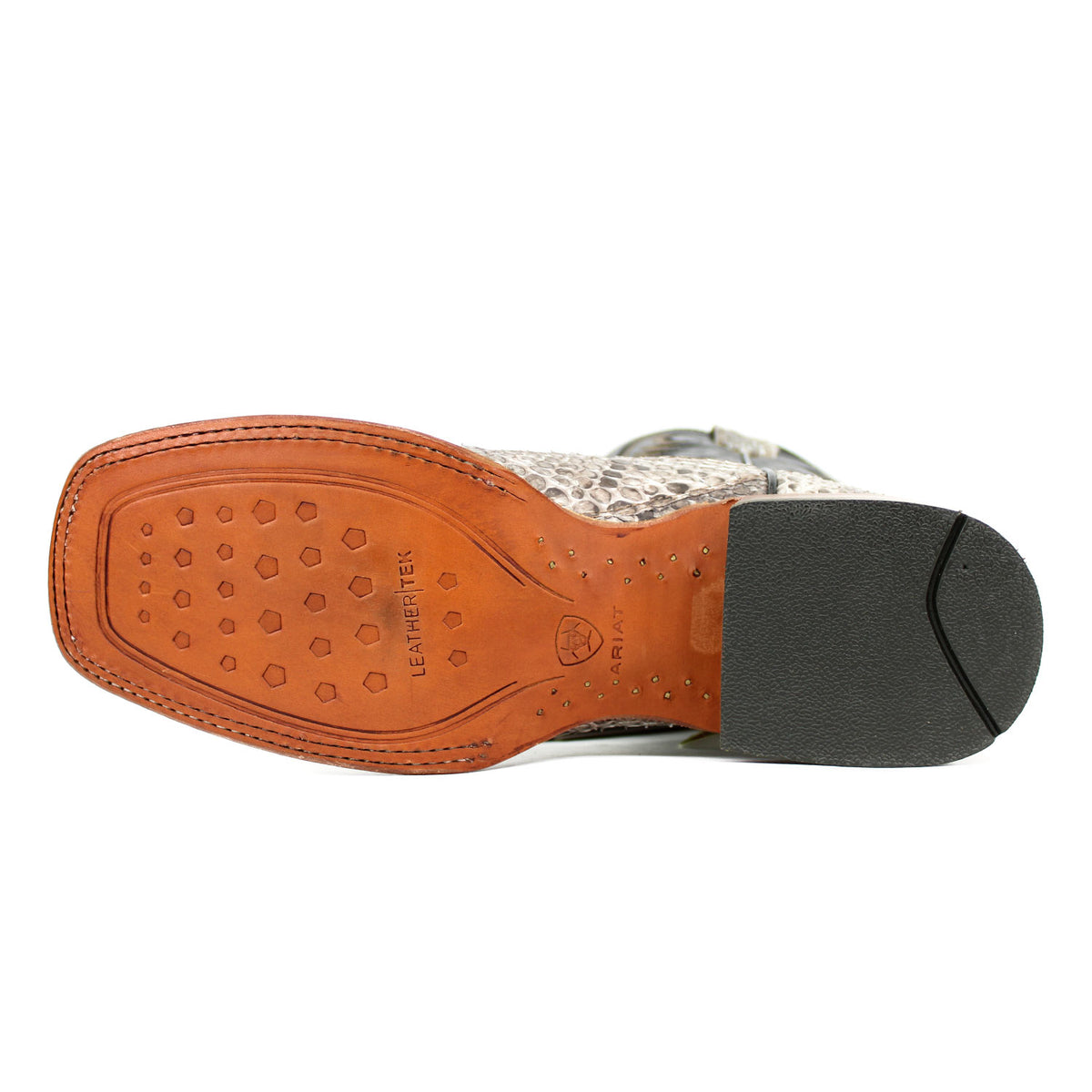 All Tan Python 10047081-TAN-PYTHON-BLK – Alcala's Western Wear