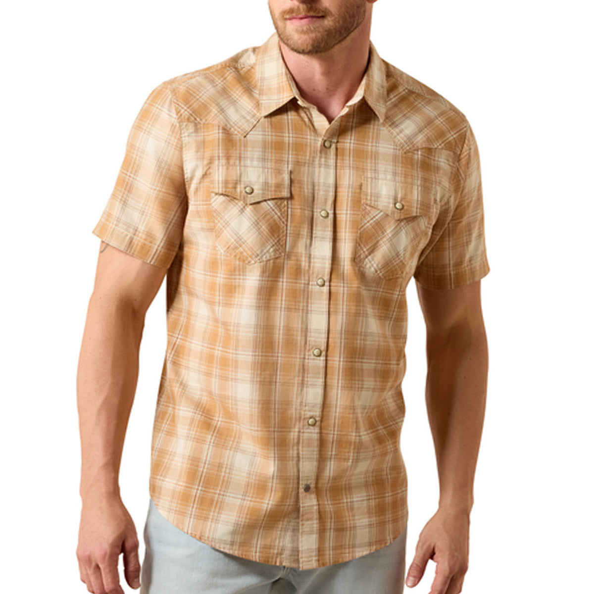 10073576-BISCUIT-BRN-PLAID