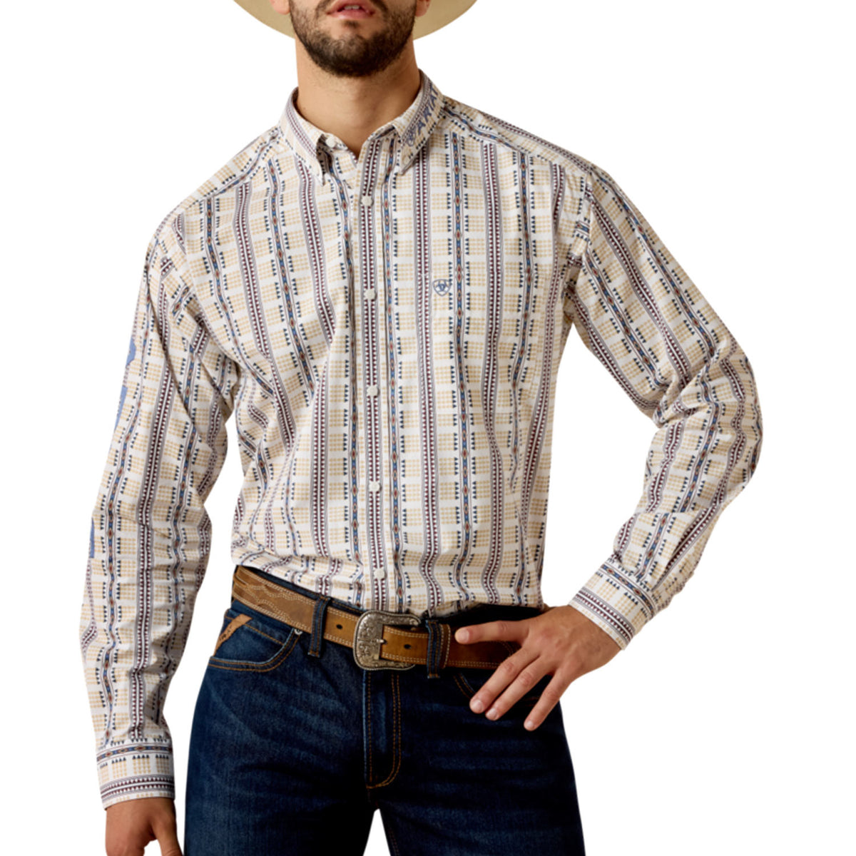 10073627 Wht Southwest Blue