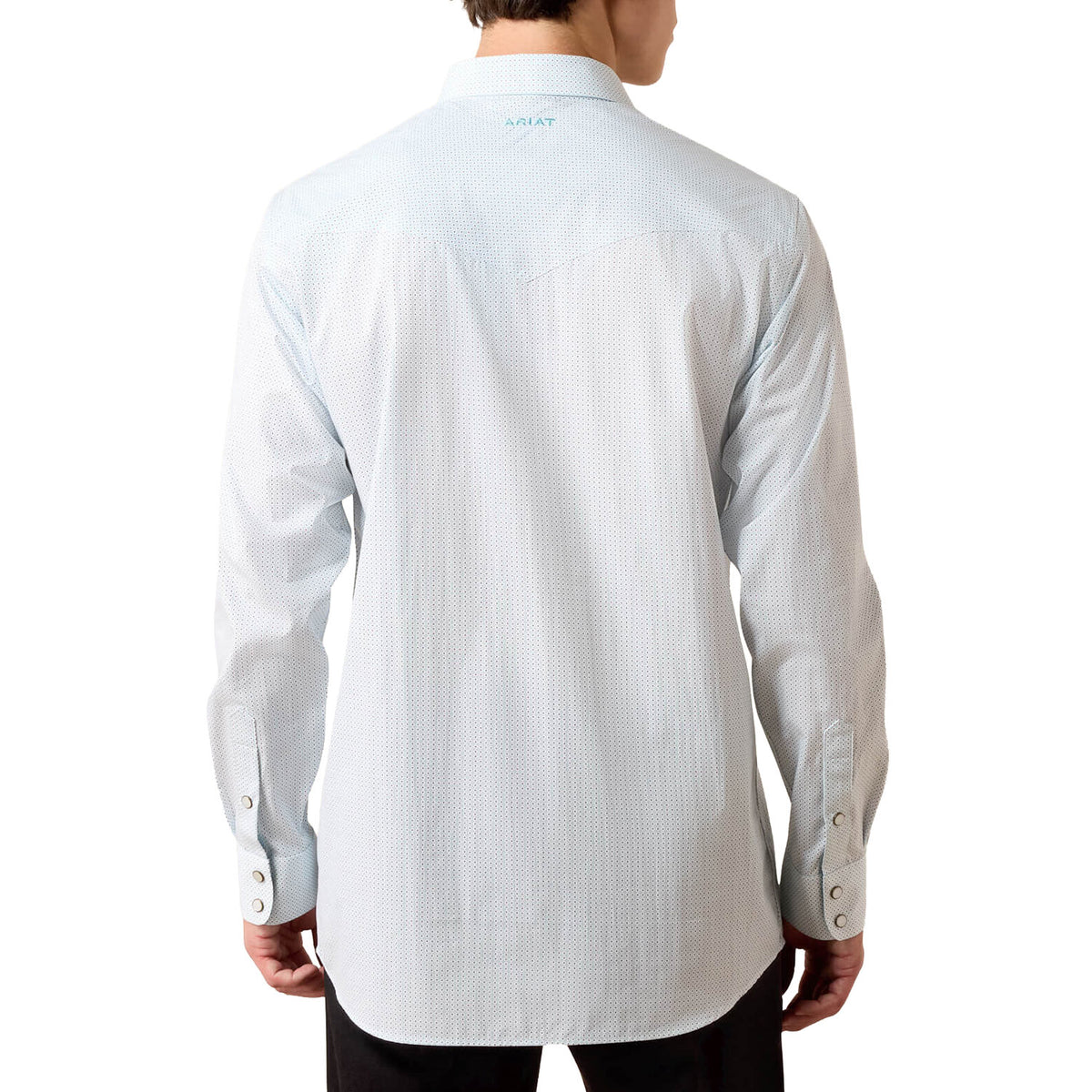10079418 Wht Micro Geo Print