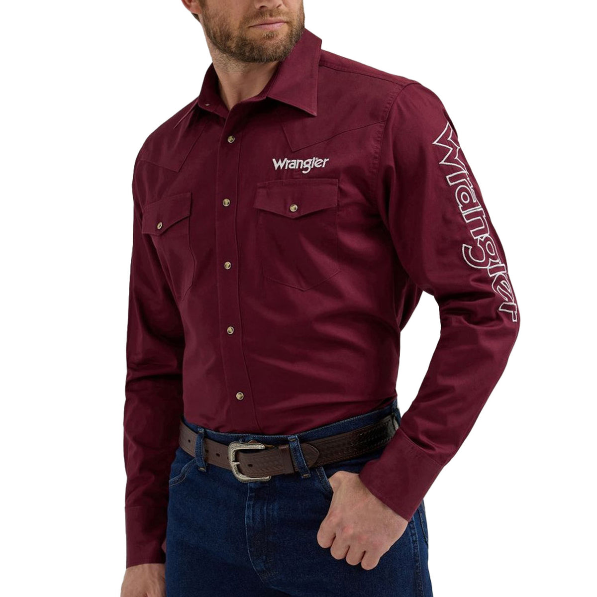 112355405 Red Button Shirt