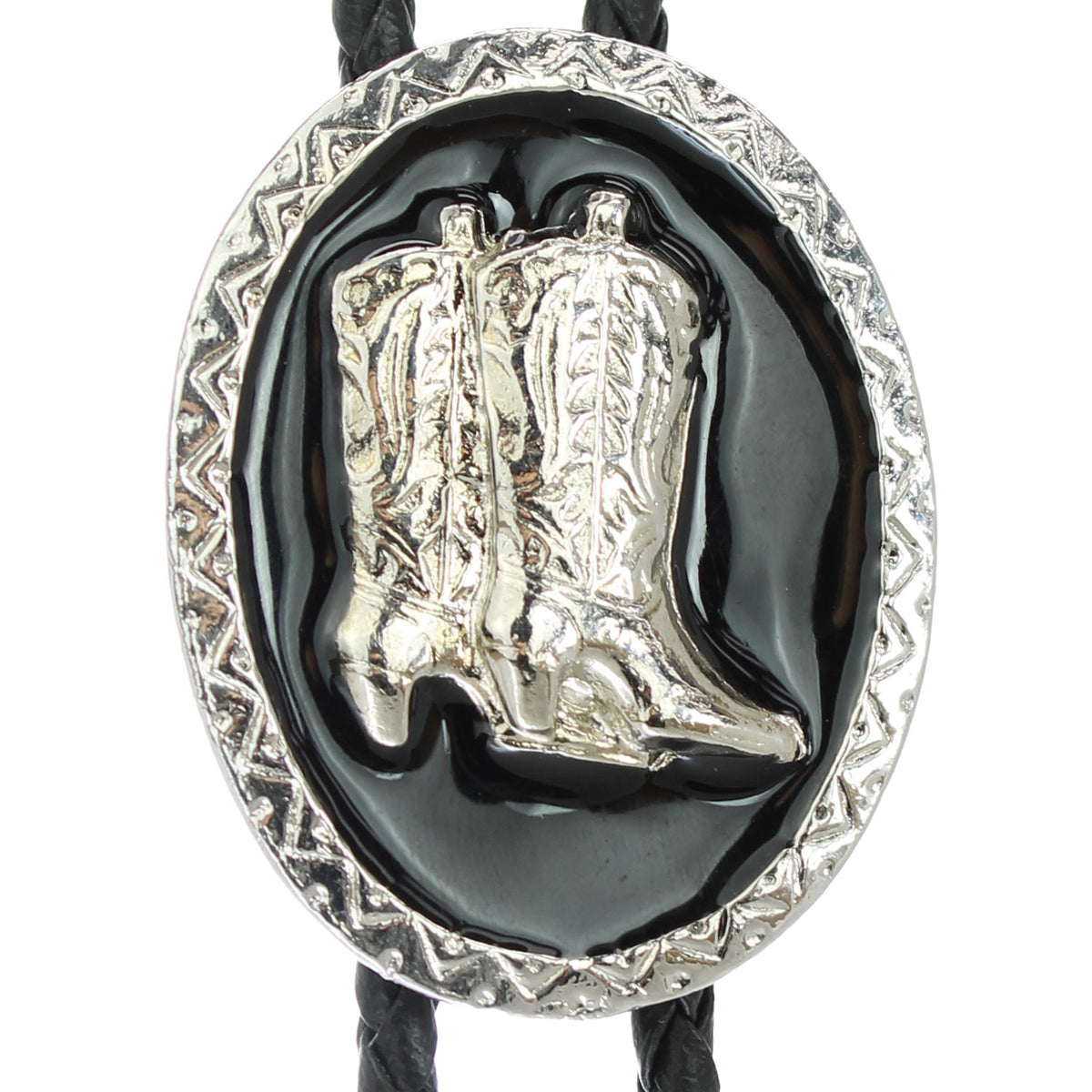 1606R-SILV-BLK-BOOT-BOLO