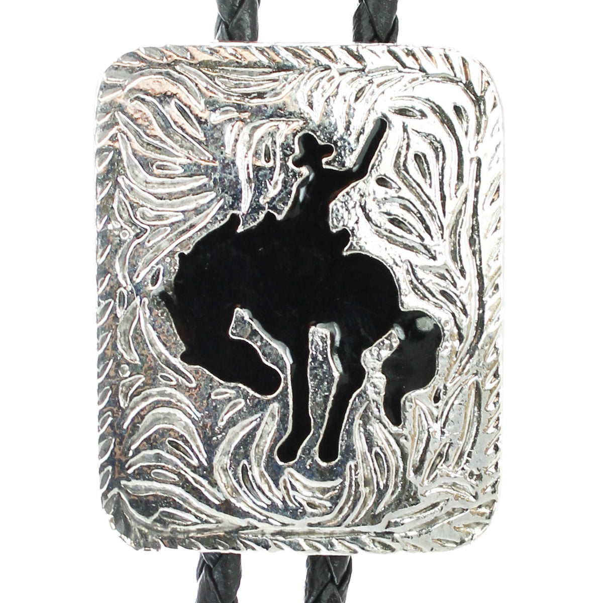 2038D-BLK-SILVER-BRONC