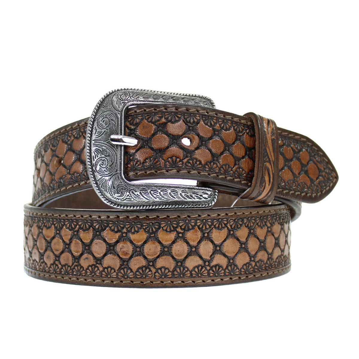 224-BROWN-TAN-DOTS