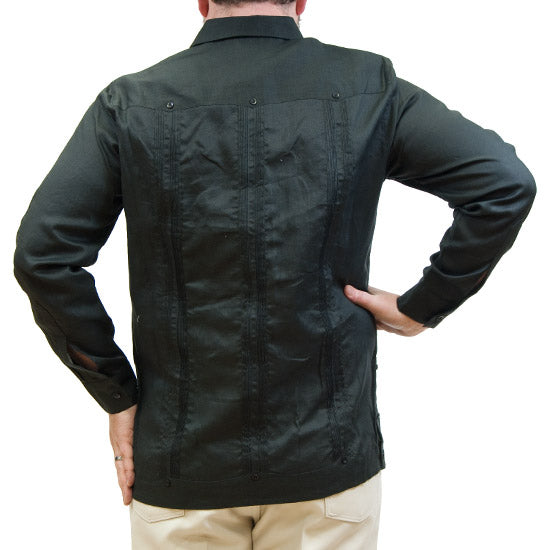 2264 Black Guayabera