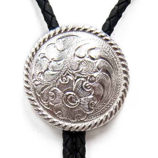 22804-Silver-Round-Bolo