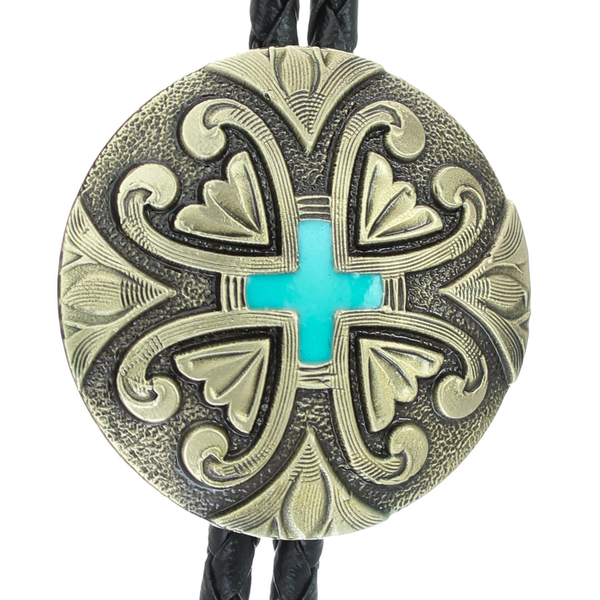 2427-TURQ-CROSS-ROUND