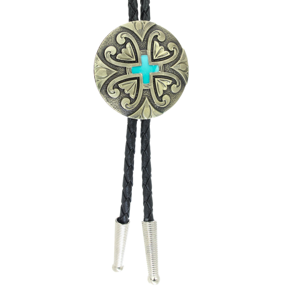 2427-TURQ-CROSS-ROUND