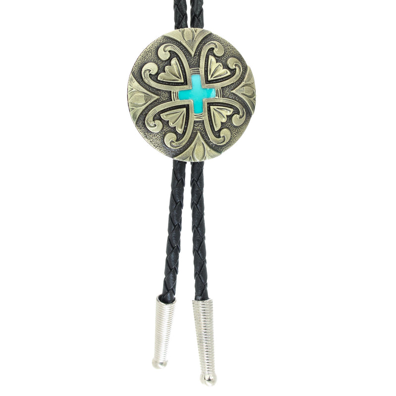 2427-TURQ-CROSS-ROUND