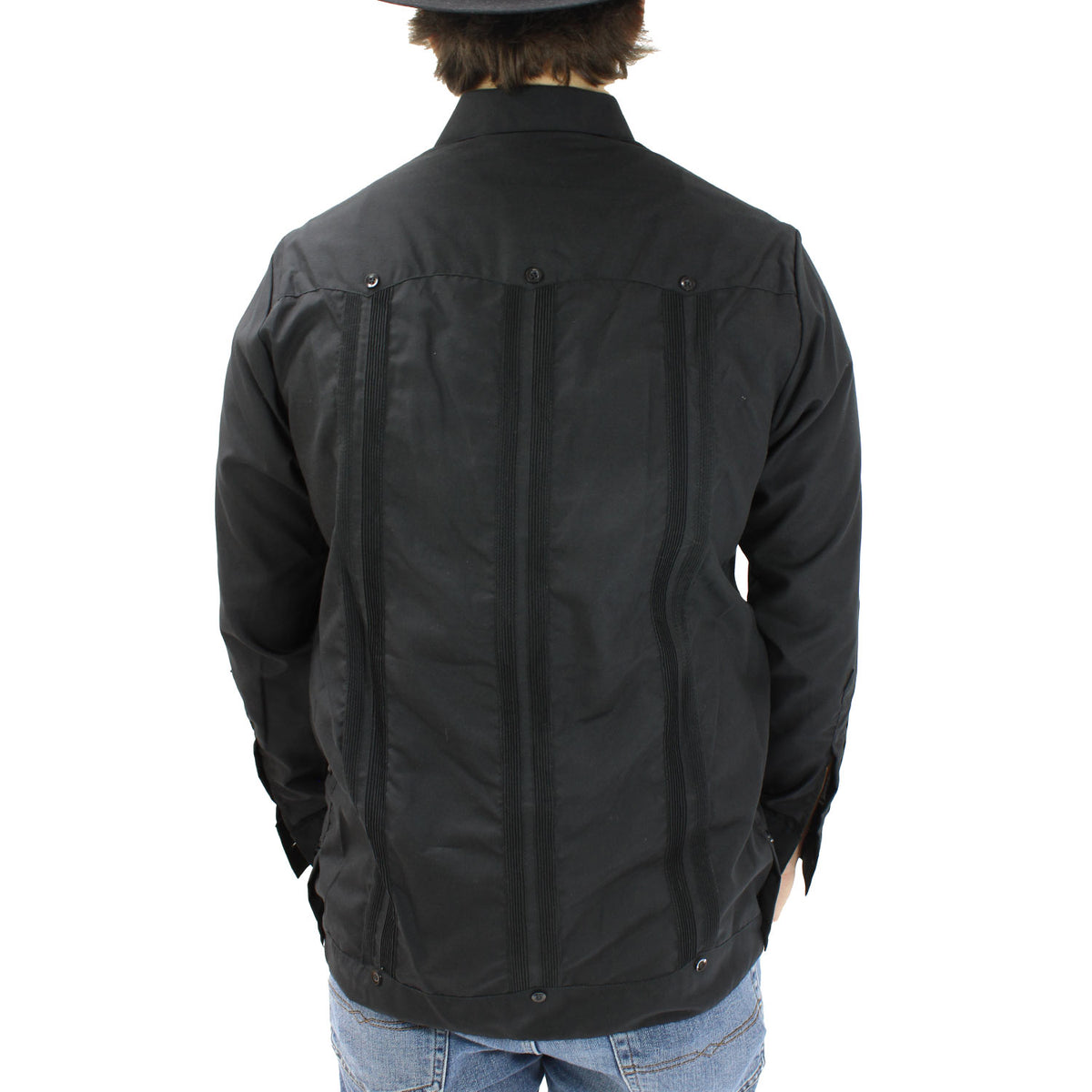 2532-BLACK-COTTON-L-S