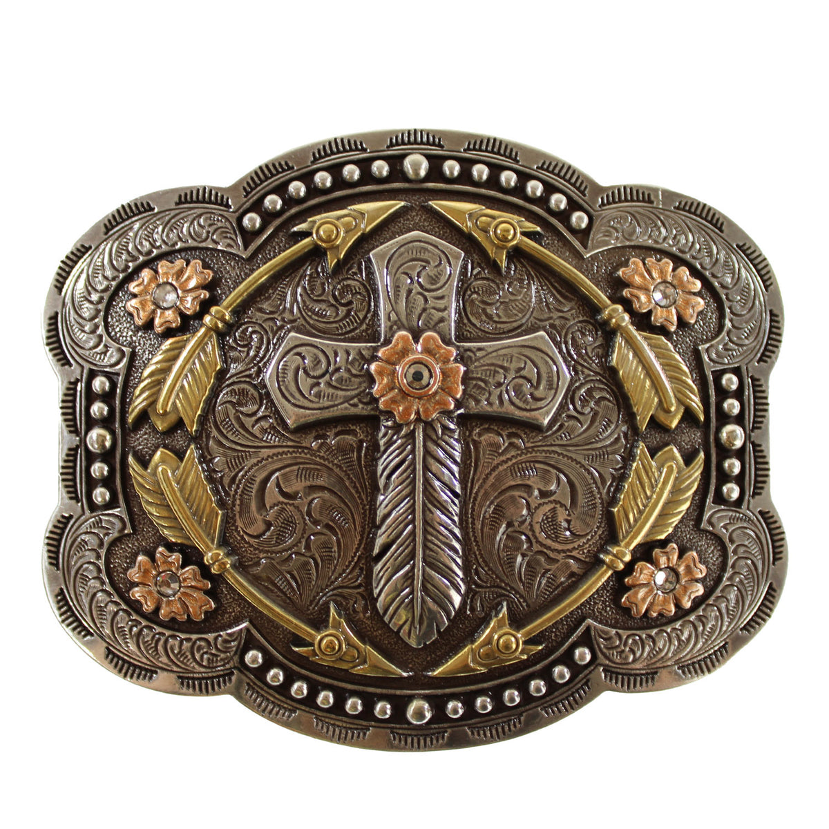 37947-BRASS-FEATHERCROSS-ARROW