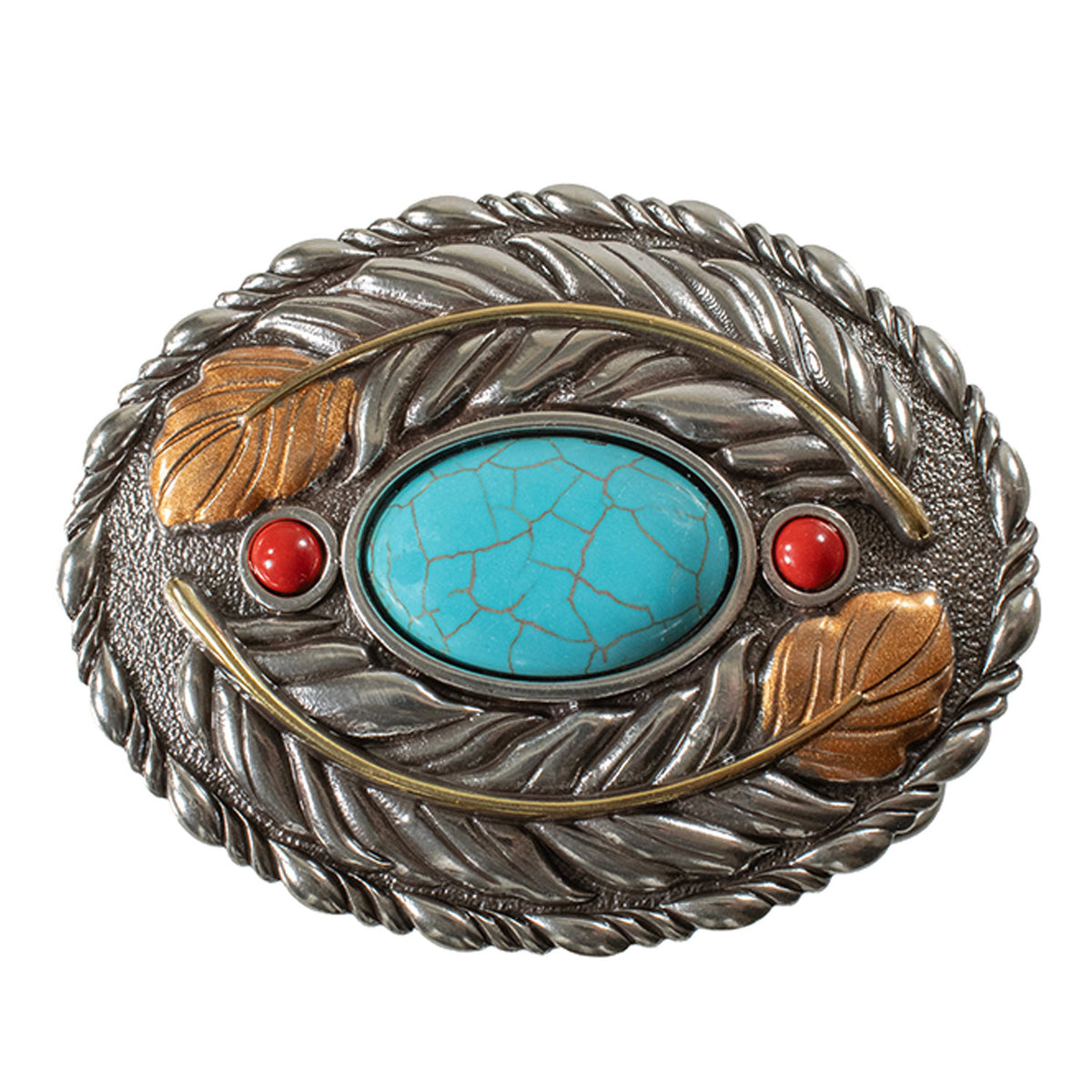 37961-BR-OVAL-TQ-STONE-FEATHER