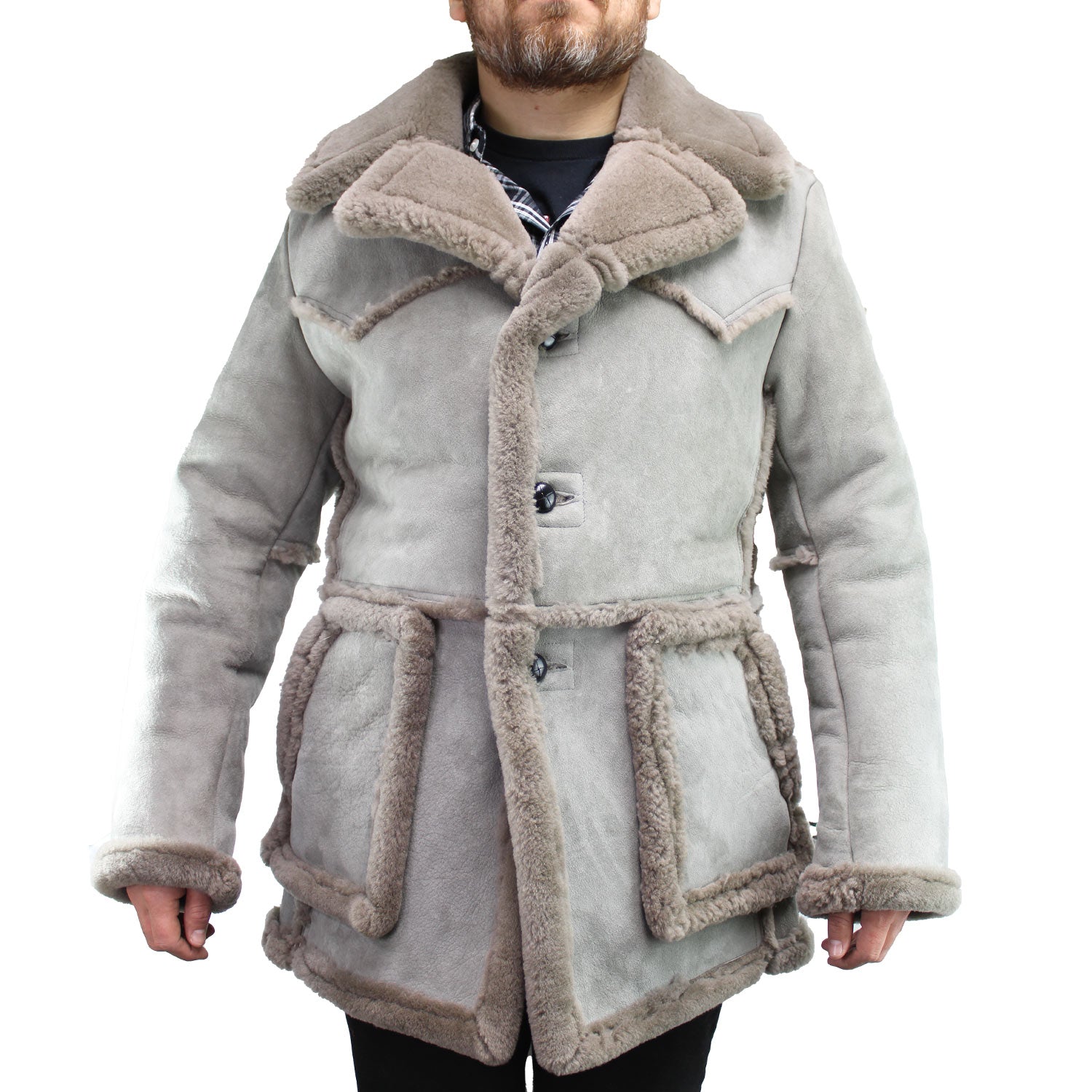 4040-GREY-3-4-SHERLING – Alcala's Western Wear