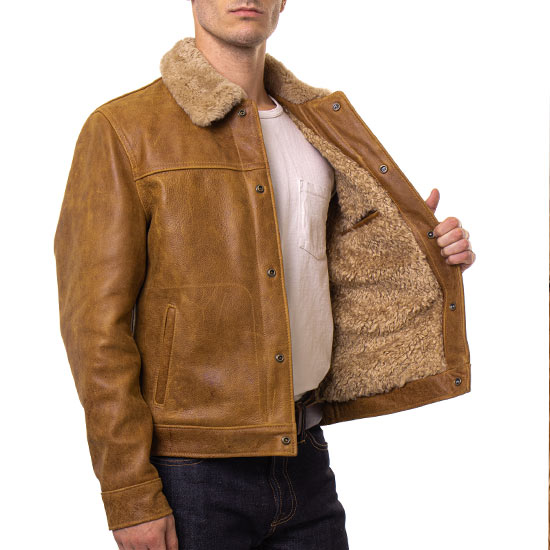 LEVI'S SADDLEMAN AWARD プバチョ 545-SYCAMR-BUFF-SHERLNG – Alcala's Western Wear