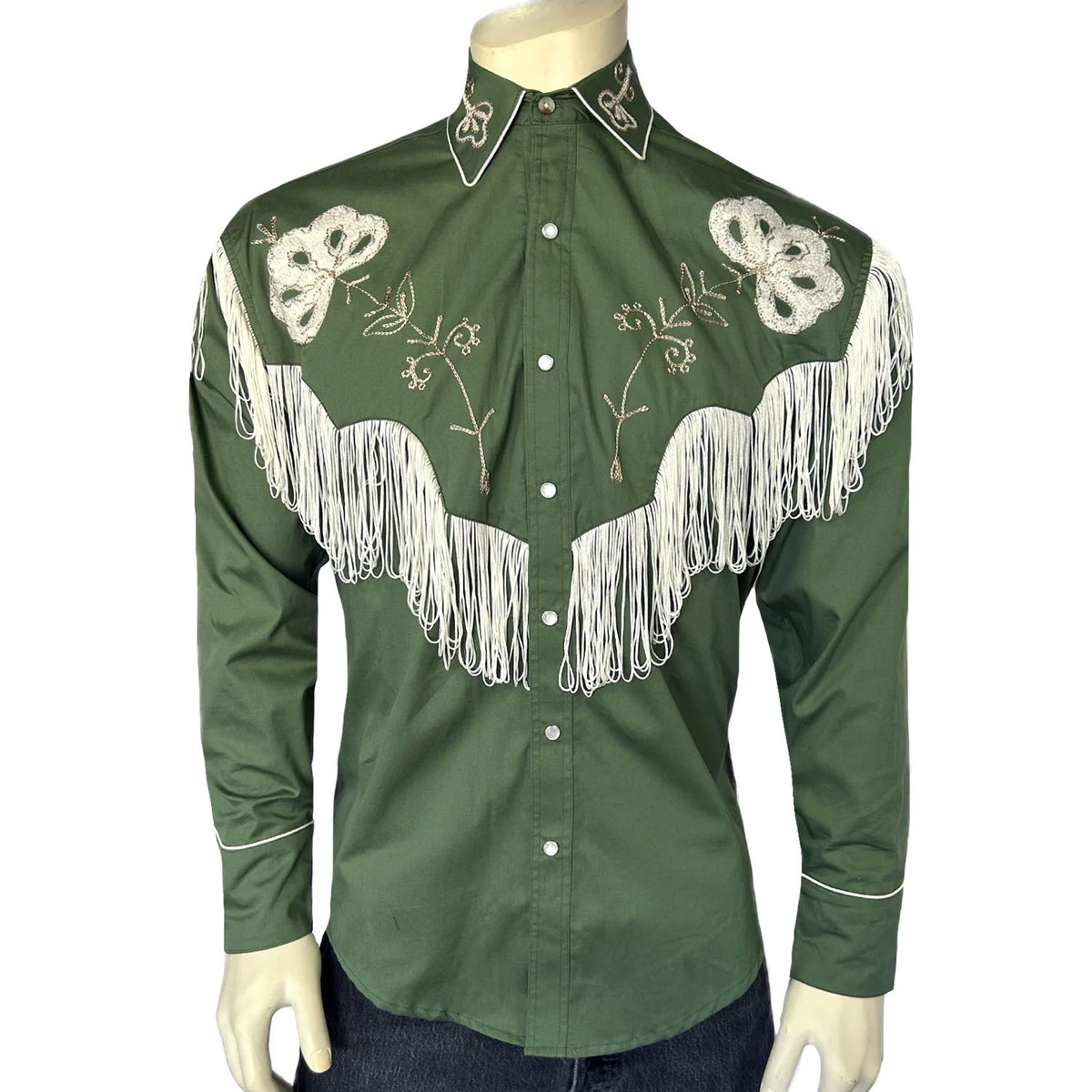 6723-GREEN-WHT-FRNGE