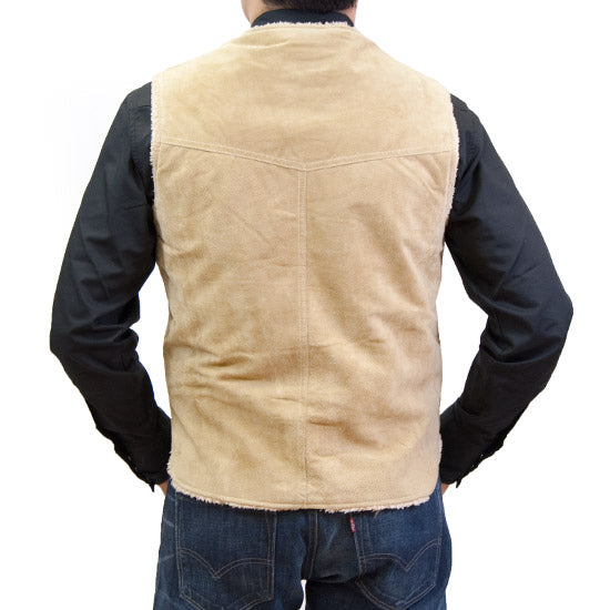 82-100 L.Tan Suede Vest