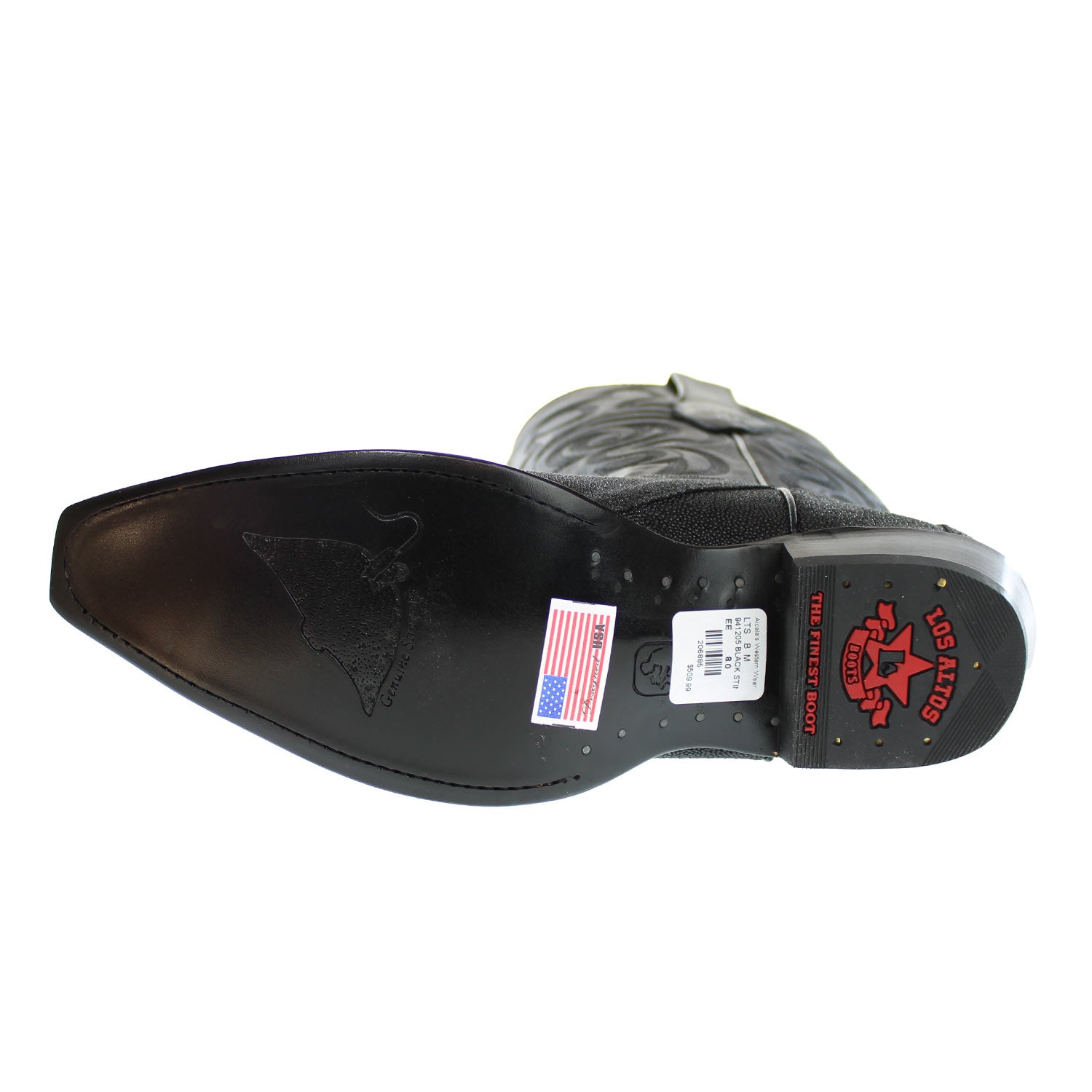 941205-BLACK-STINGRAY-SNIP-TOE – Alcala's Western Wear