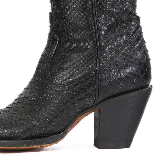 A4446-BLK-PYTHON-GLITTR – Alcala's Western Wear