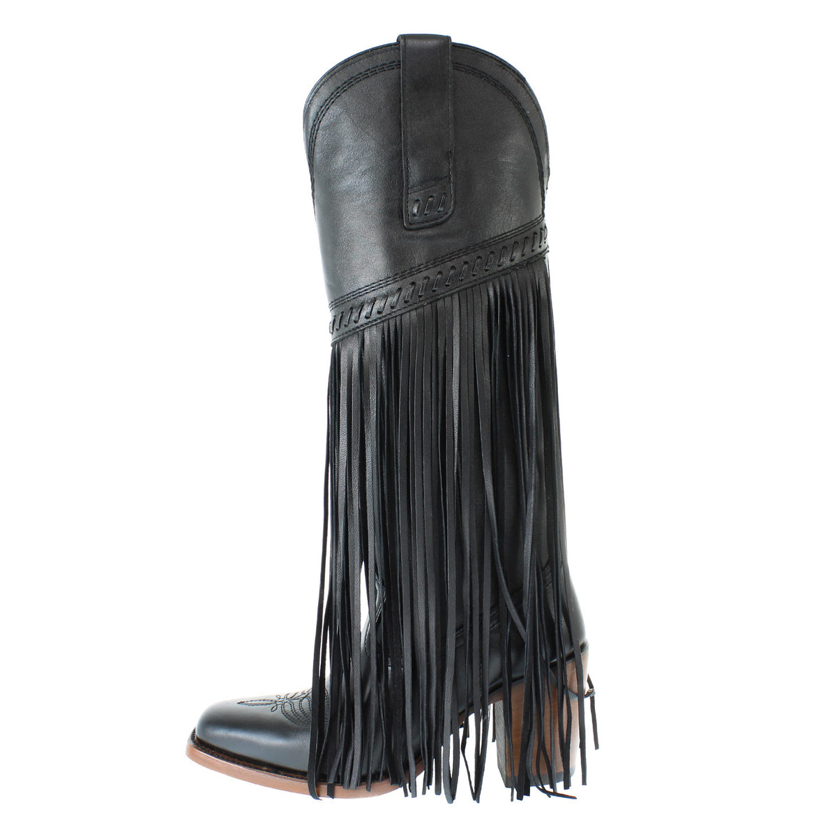 A5074-BLK-TALL-WOVEN-&-FRINGE