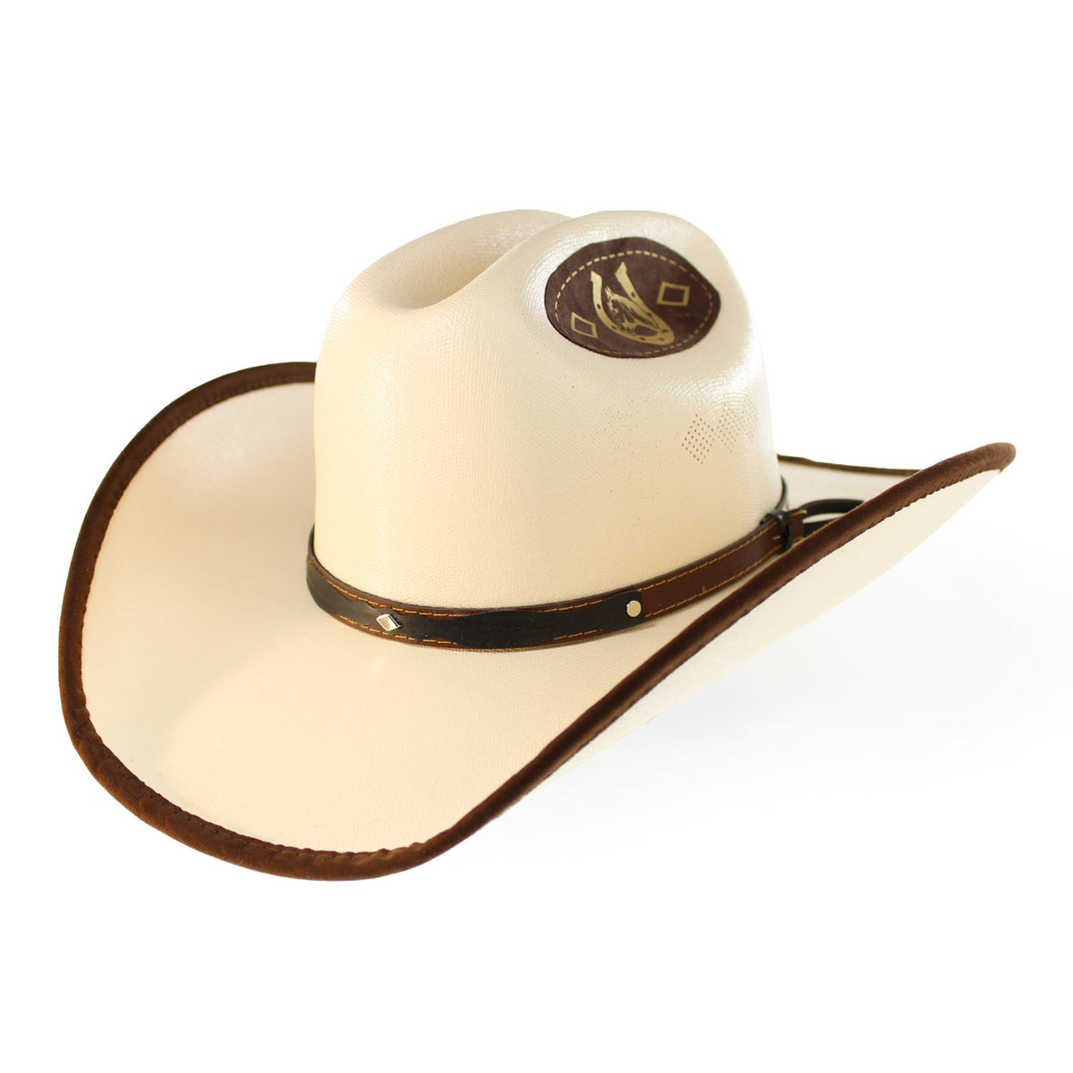 Asst Patch Straw Hat