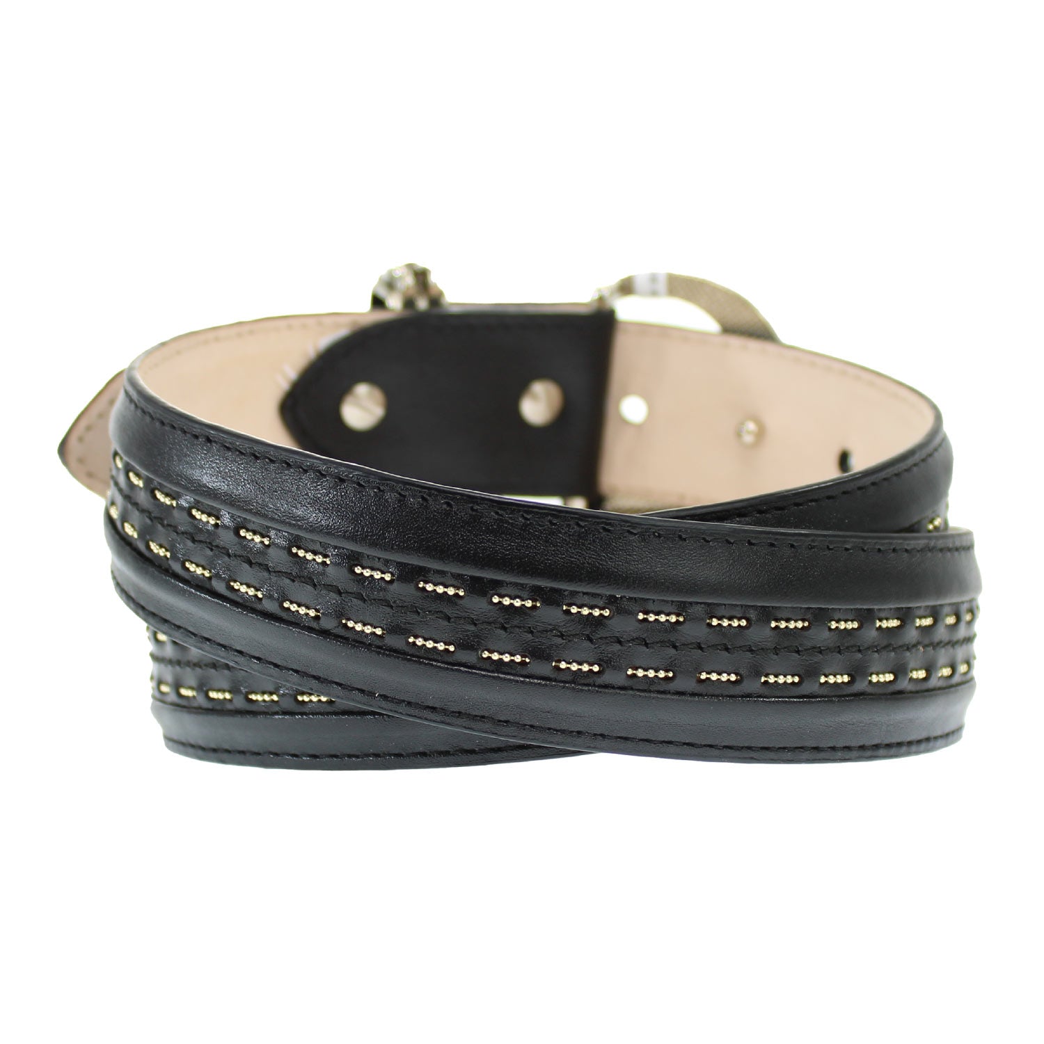 BC295-BLACK-COWHDE-STITCH-BELT – Alcala's Western Wear