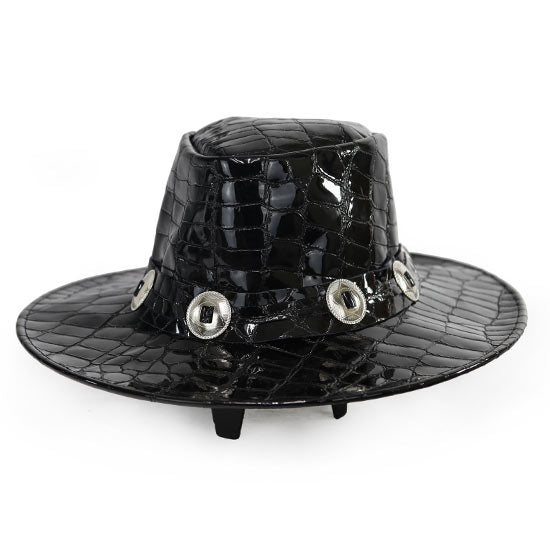 BLK-EXOTIC-CONCHO-HAT