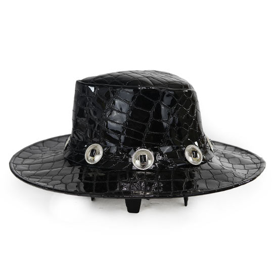 BLK-EXOTIC-CONCHO-HAT