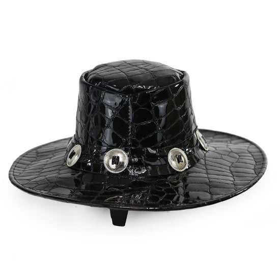 BLK-EXOTIC-CONCHO-HAT