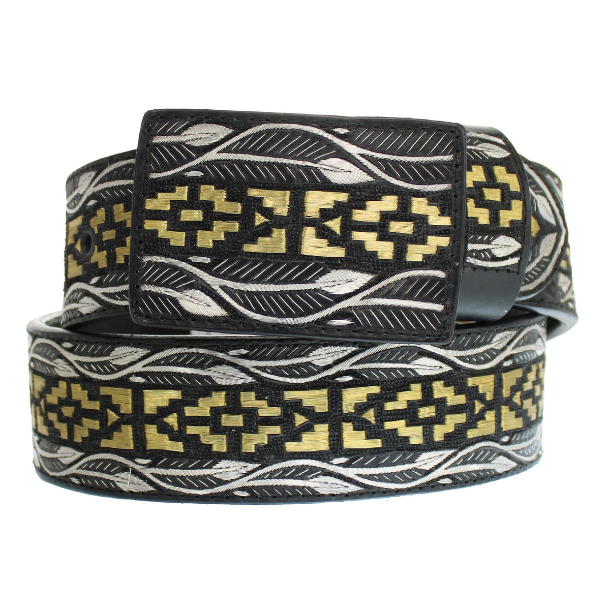 BLK-W-SILVER-PITA-BELT