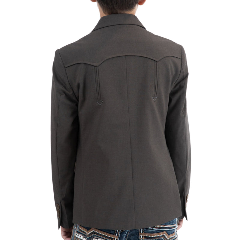 Blk10819 Dk.Brn Blazer