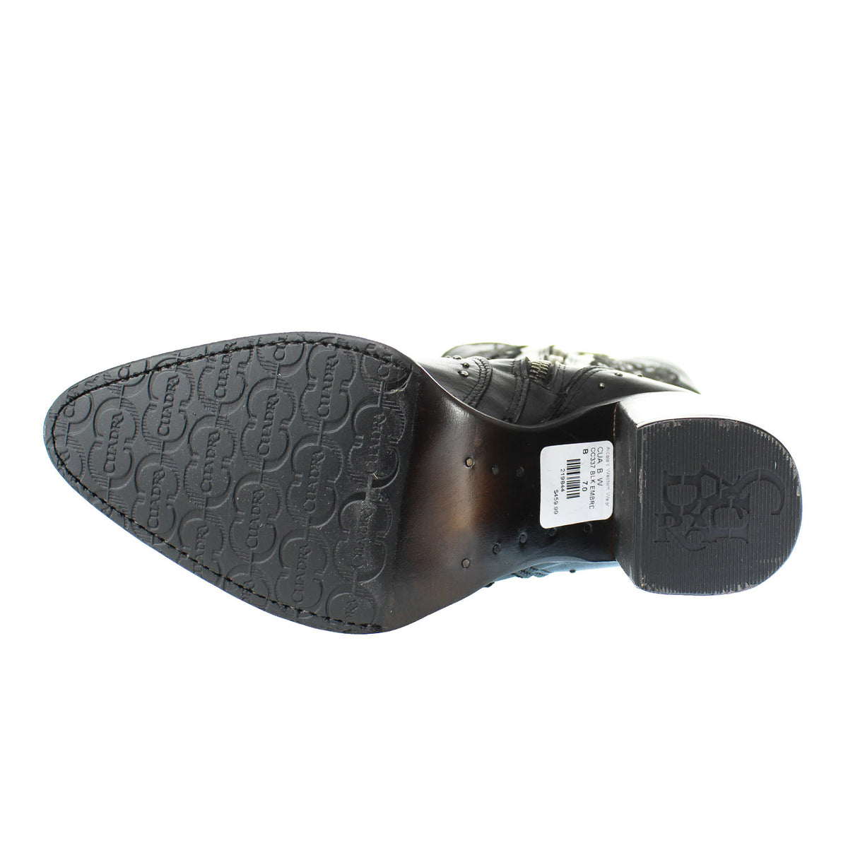 CC337-BLK-EMBRD-ZIP-WOVEN-STUD