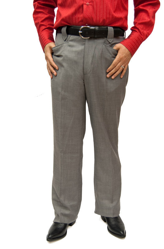 grey dress pants red shirt CP6715-49-SILVER-PANTS 38 /