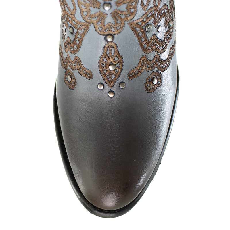 CU962-BLU-SAND-EMB-STUD-FRNG