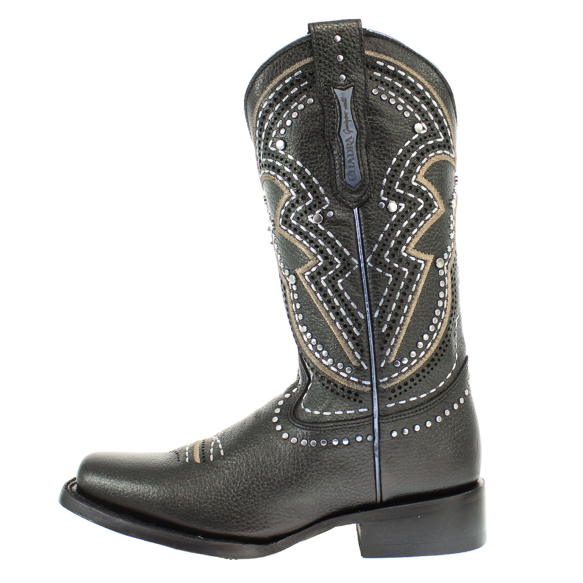 CU991-BLACK-LASER-EMB-STUD-SQT