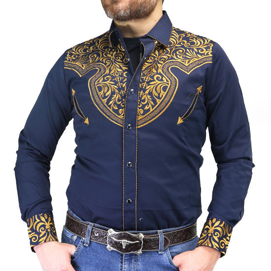 ECL9185-NAVY-GOLD