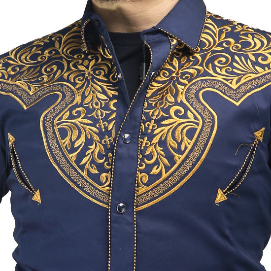 ECL9185-NAVY-GOLD