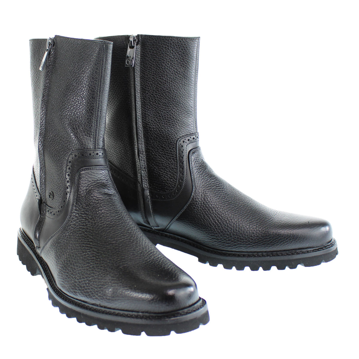 FF403-BLK-DEER-ZIP-STUDS-ROUND
